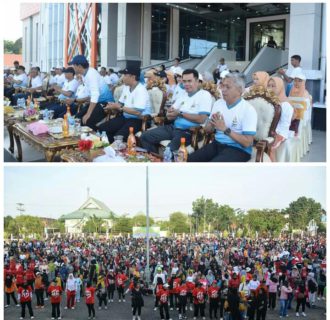 Bupati dan Wakil Bupati Ketapang Hadiri Senam Massal