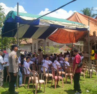 Operasi Mantap Praja Krakatau 2024, Polres Way Kanan Pam Kampanye di 4 Lokasi Berbeda