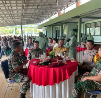 Kodim 0427/Way Kanan Bersama Unsur Forkompinda Kabupaten Way Kanan adakan Syukuran HUT TNI Ke-79