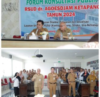 Asisten 1 Sekda Buka Forum Konsultasi Publik 2024 RSUD Agoesdjam