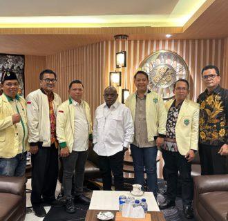 Ketua Umum Terpilih, Pengurus Demisioner dan Ketua Komda Sumut Audiensi dengan Menteri HAM Kabinet Merah Putih