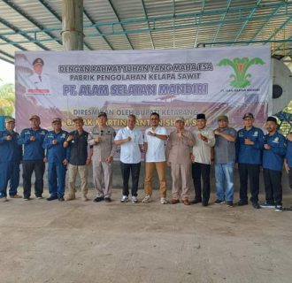 Bupati Ketapang Resmikan Pabrik Pengolahan Kelapa Sawit PT Alam Sejahtera Mandiri Sungai Melayu