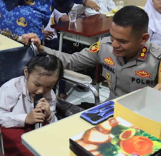 Makanan Bergizi dan Kursi Roda dari Polres Ciamis Dorong Semangat Belajar Siswa SLB Negeri Sindangsari