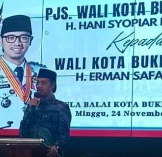 Erman Safar Kembali Jabat Wali Kota Setelah Usai Cuti Kampanye