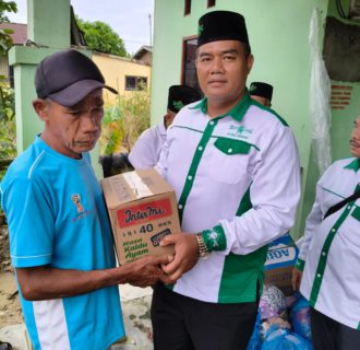 Majelis Cabang Nahdlatul Ulama  Kecamatan Rarambe Salurkan Bantuan ke Warga Terdapak Banjir
