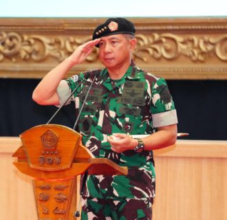 Panglima TNI Terima Laporan Korps Kenaikan Pangkat 16 Perwira Tinggi TNI
