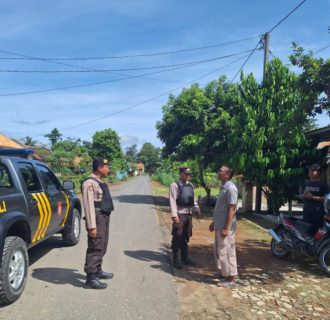 Patroli KRYD, Polsek Baradatu Ajak Warga Jaga Kamtibmas Jelang Akhir Tahun