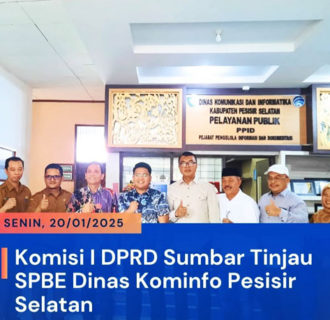 DPRD Sumbar Tinjau Keunggulan SPBE di Pesisir Selatan: Inspirasi Perda Baru