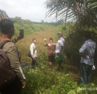 Tindak Lanjuti Pengaduan Koptan Pro Reformasi, Satreskrim Polres Asahan Lakukan Pengecekan Objek Perkara