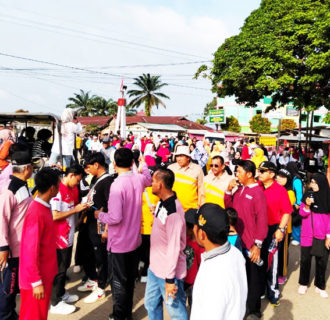 Rayakan HUT ke-15, Nagari Sungai Duo Gelar Jalan Santai Meriah Bersama DPRD Dharmasraya