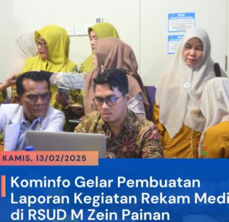 Pesisir Selatan Maksimalkan Digitalisasi Kesehatan: RSUD M Zein Painan Terapkan Rekam Medis Elektronik