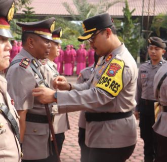 Kapolres Langkat Pimpin Sertijab,Tekankan Profesionalisme dan Dedikasi dalam Bertugas