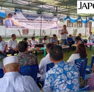 Lakukan Reses, Pangulu Hendro Silalahi SE Dampingi Wakil Ketua DPRD Simalungun Jepra Manurung SH.