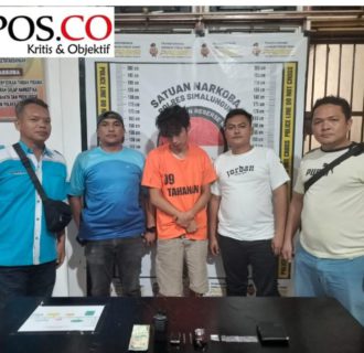 Anggiat Maruli Siahaan Bandar Narkoba di Borgol Satreskrim Polsek Tanah Jawa