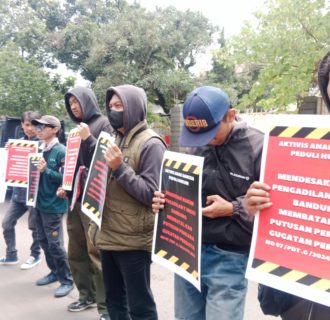 Aktivis Anak Bangsa Soroti Kinerja Hakim Pengadilan Negeri Bandung Diduga ada Keberpihakan
