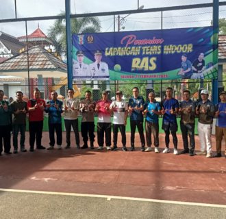 Diresmikan, Kini Pemkab Way Kanan Punya Lapangan Tenis Indoor