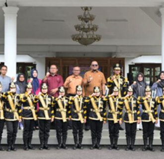 Tim Satria Patroman Junior Mewakili Kota Banjar  pada Ajang Tentara Cilik Indramayu Wirautama Competition 2025