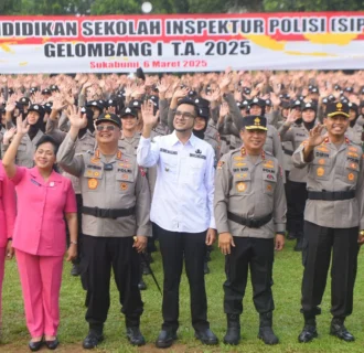 Wakil Wali Kota Sukabumi Hadiri Pembukaan Pendidikan Sekolah Inspektur Polisi Angkatan 54