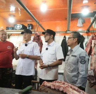 Wali Kota dan Wakil Wali Kota Sukabumi Pantau Harga serta Ketersediaan Sembako Jelang Idulfitri 1446 H