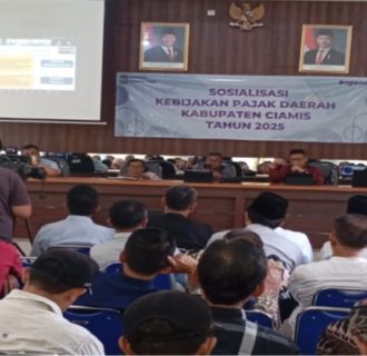 Optimalkan Pencapaian Pajak Daerah  Bapenda Ciamis Gelar Sosialisasi Kebijakan Pajak Daerah