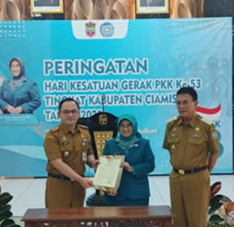 Perkuat Pelayanan Adminduk Disdukcapil Ciamis Lakukan Komitmen Bersama PKK