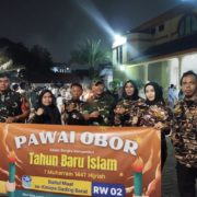 Semarak Pawai Obor Sambut Tahun Baru Islam di Kelapa Gading Barat