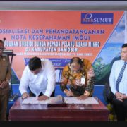 Program Prioritas Bupati Samosir dengan PT Bank Sumut Tandatangani MoU Program Subsidi Bunga Pinjaman Pelaku UMKM