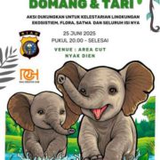 Kapolda Riau Dukung Pelestarian Gajah Sumatera Lewat Teaterikal “Tutur Domang Tari”