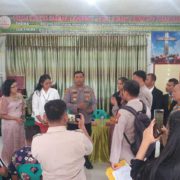 Polda Riau dan Polresta Gelar Kegiatan Minggu Kasih di Gereja Kristus Rahmani Indonesia Pekanbaru