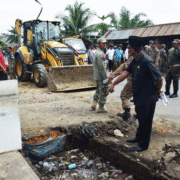 Penataan Pedagang di Luar Pasar Tanjung Pura Berjalan Damai dan Terkoordinasi
